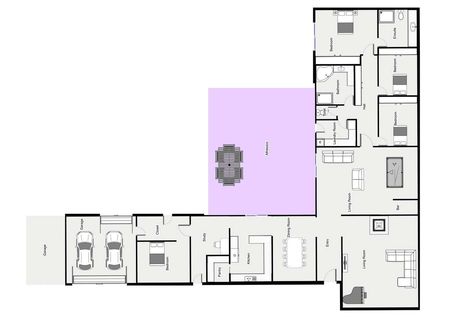Floorplan of Homely house listing, 15 The Grange, Mildura VIC 3500