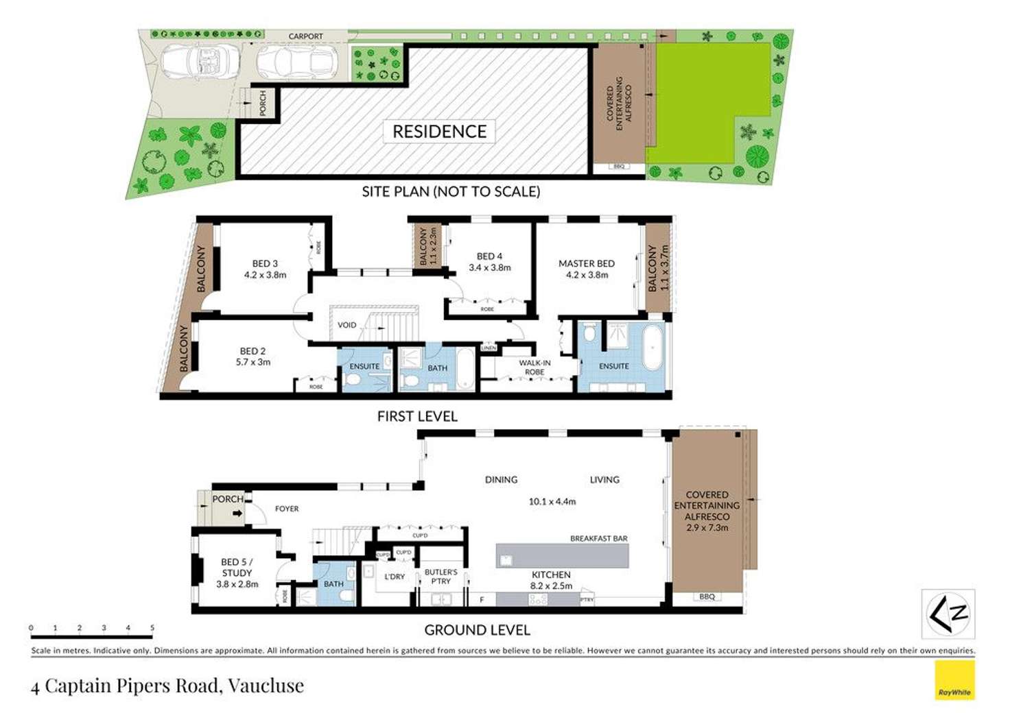 Floorplan of Homely house listing, 4 Captain Pipers Road, Vaucluse NSW 2030