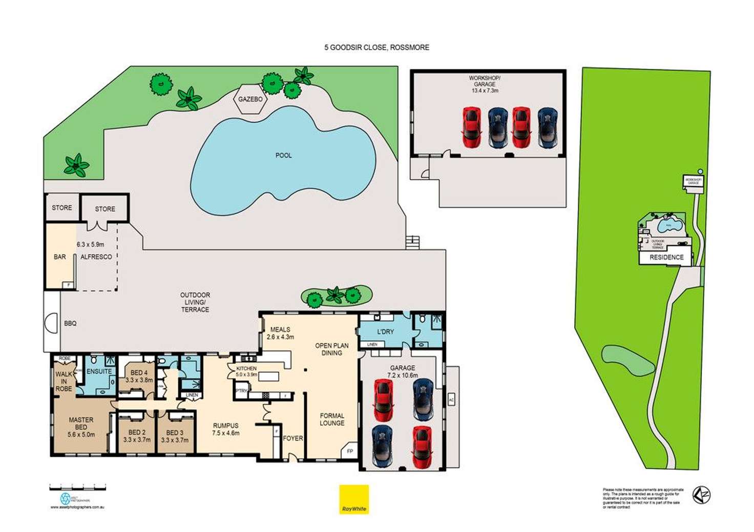 Floorplan of Homely house listing, 5 Goodsir Close, Rossmore NSW 2557