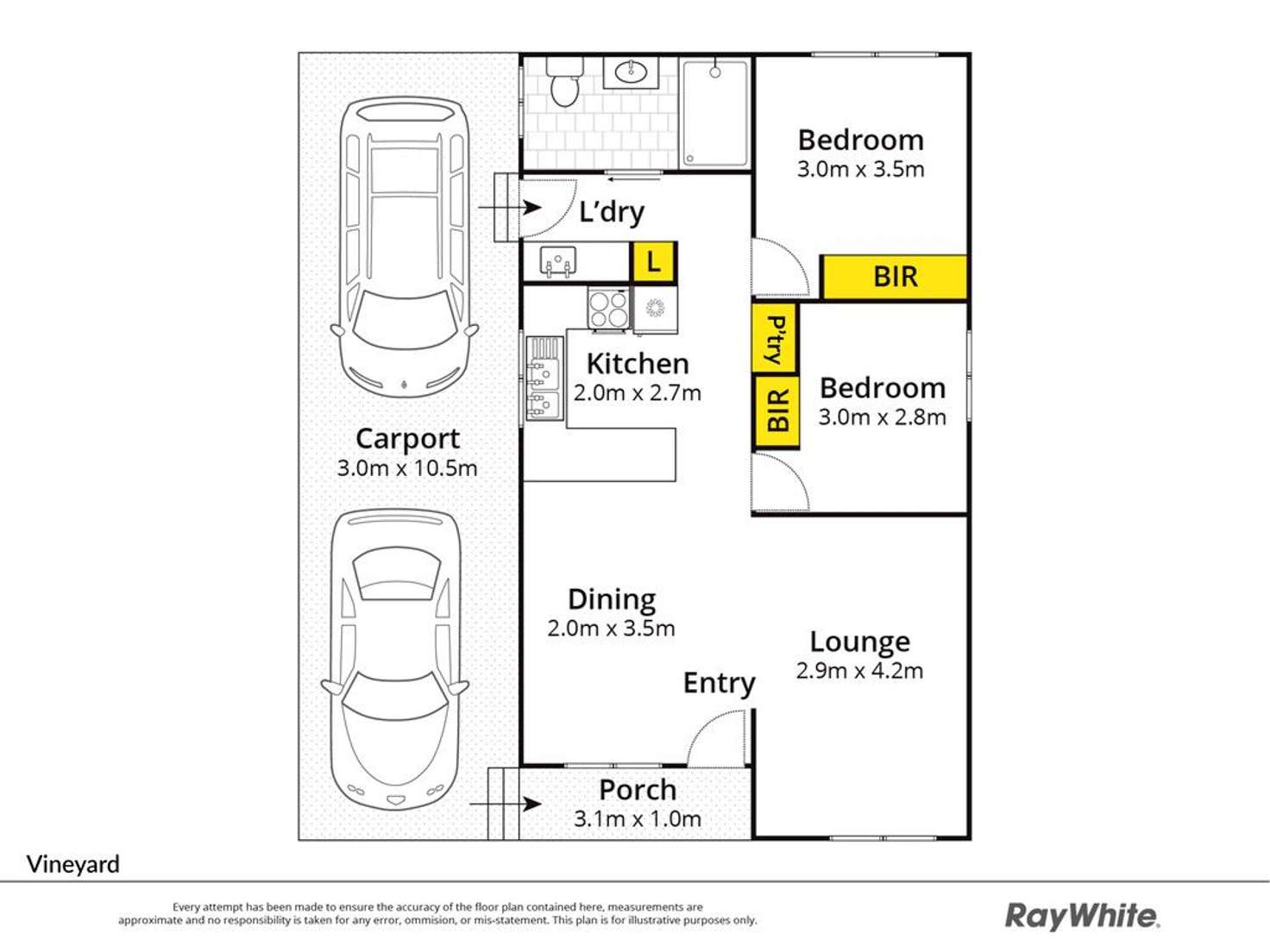 Floorplan of Homely house listing, 22/217 Commercial Road, Vineyard NSW 2765