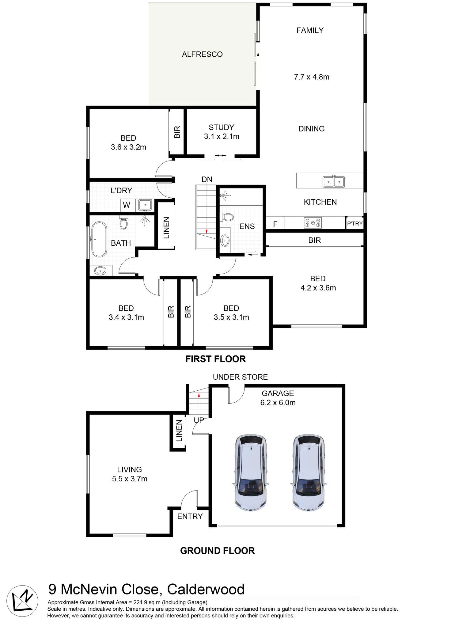 Floorplan of Homely house listing, 9 McNevin Close, Calderwood NSW 2527