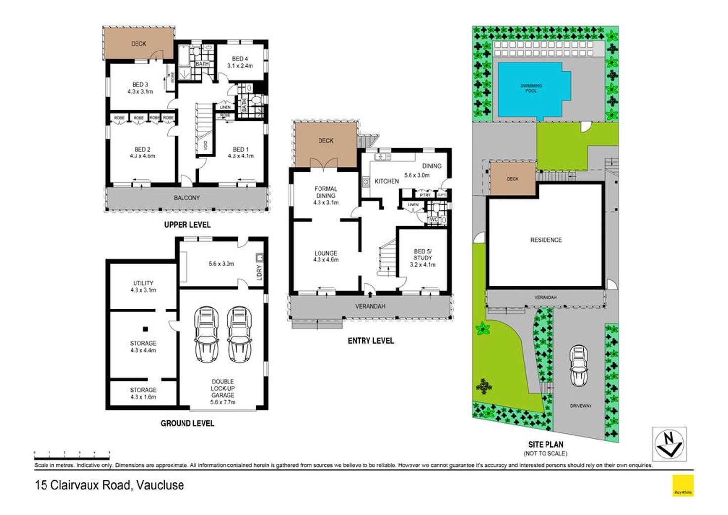 Floorplan of Homely house listing, 15 Clairvaux Road, Vaucluse NSW 2030