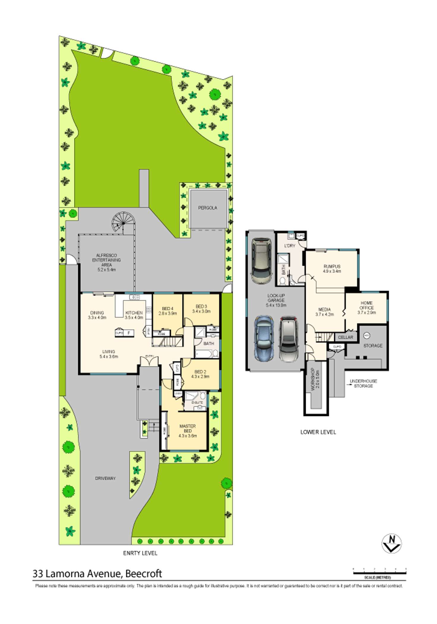 Floorplan of Homely house listing, 33 Lamorna Avenue, Beecroft NSW 2119