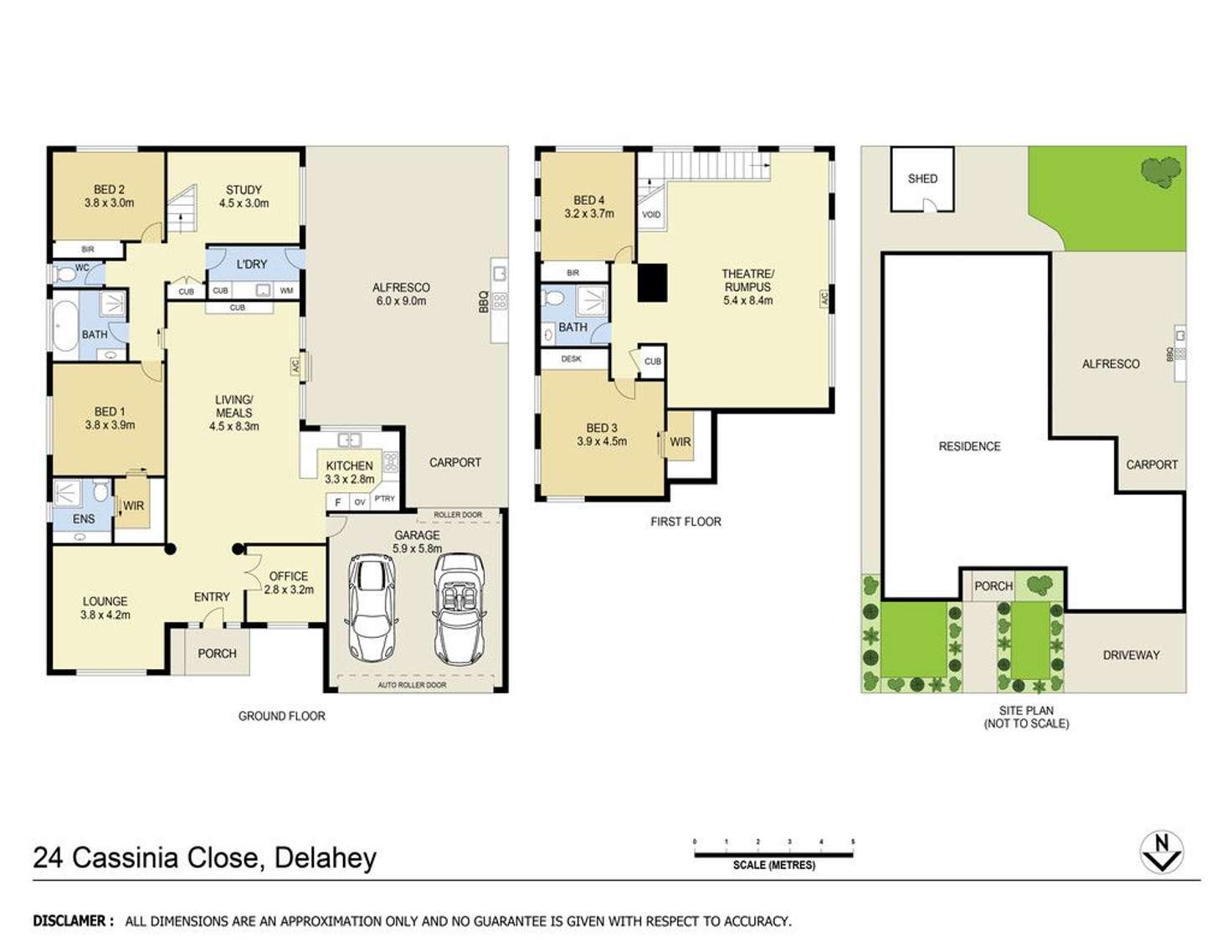 Floorplan of Homely house listing, 24 Cassinia Close, Delahey VIC 3037