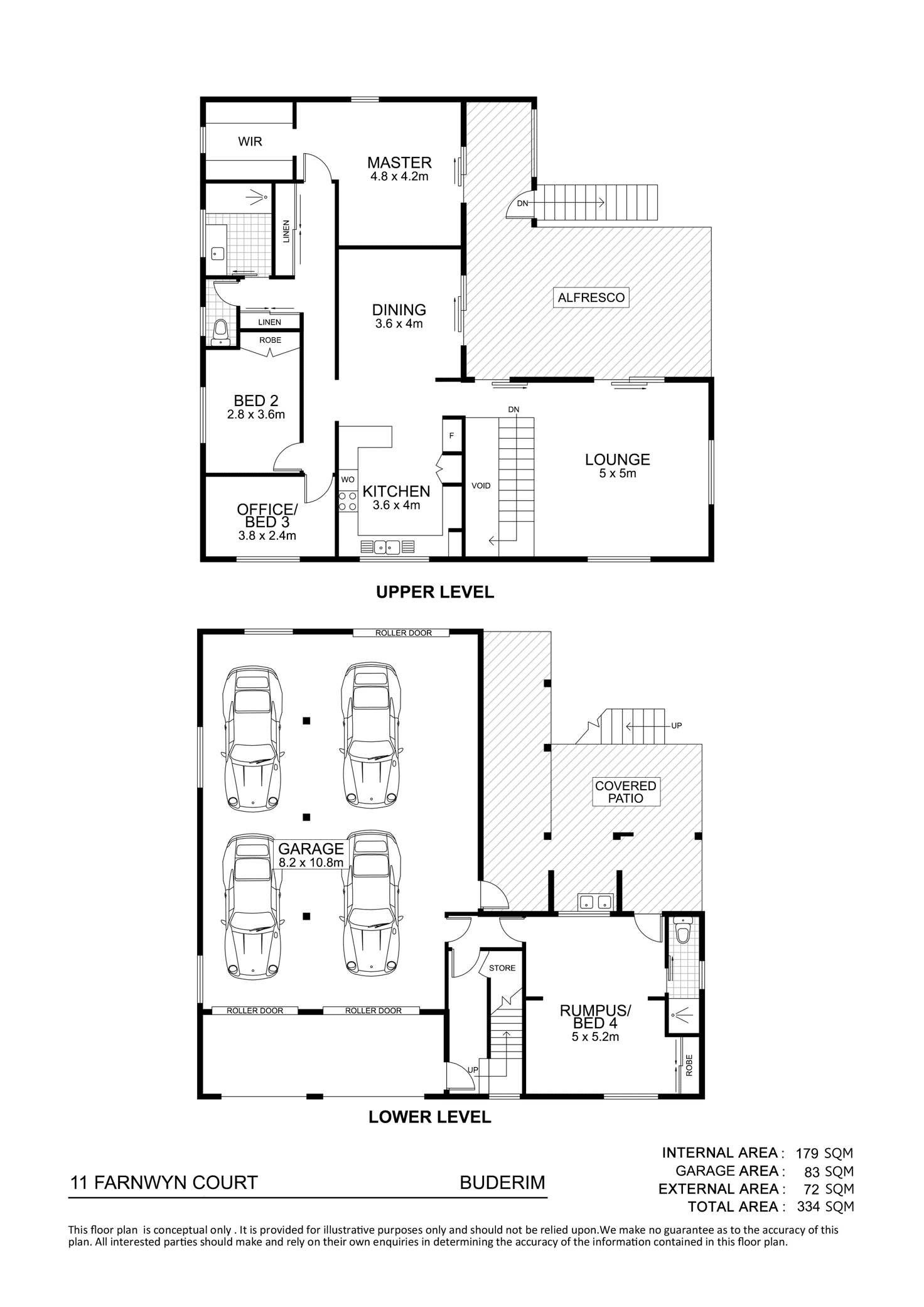 Floorplan of Homely house listing, 11 Farnwyn Court, Buderim QLD 4556