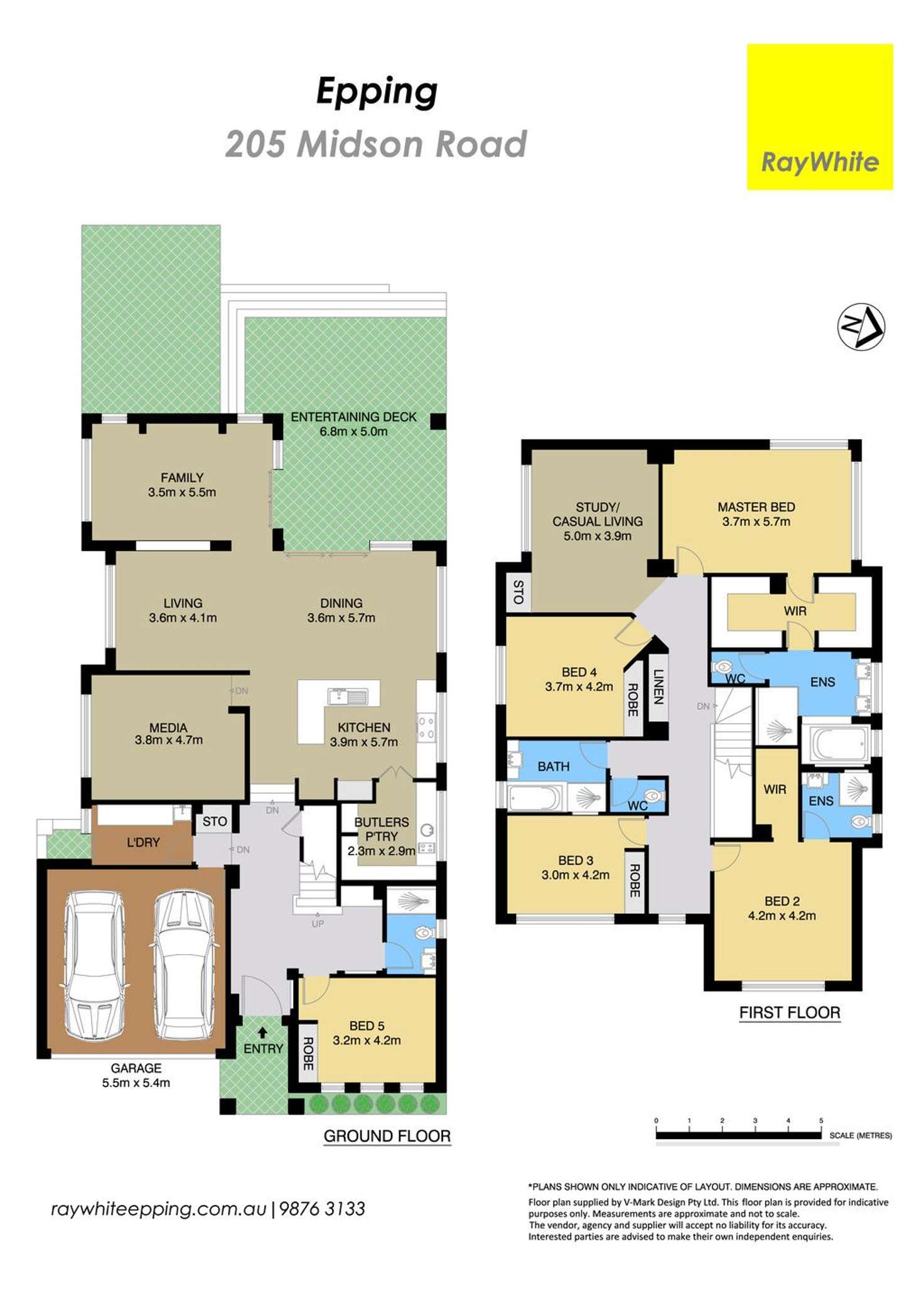 Floorplan of Homely house listing, 205 Midson Road, Epping NSW 2121