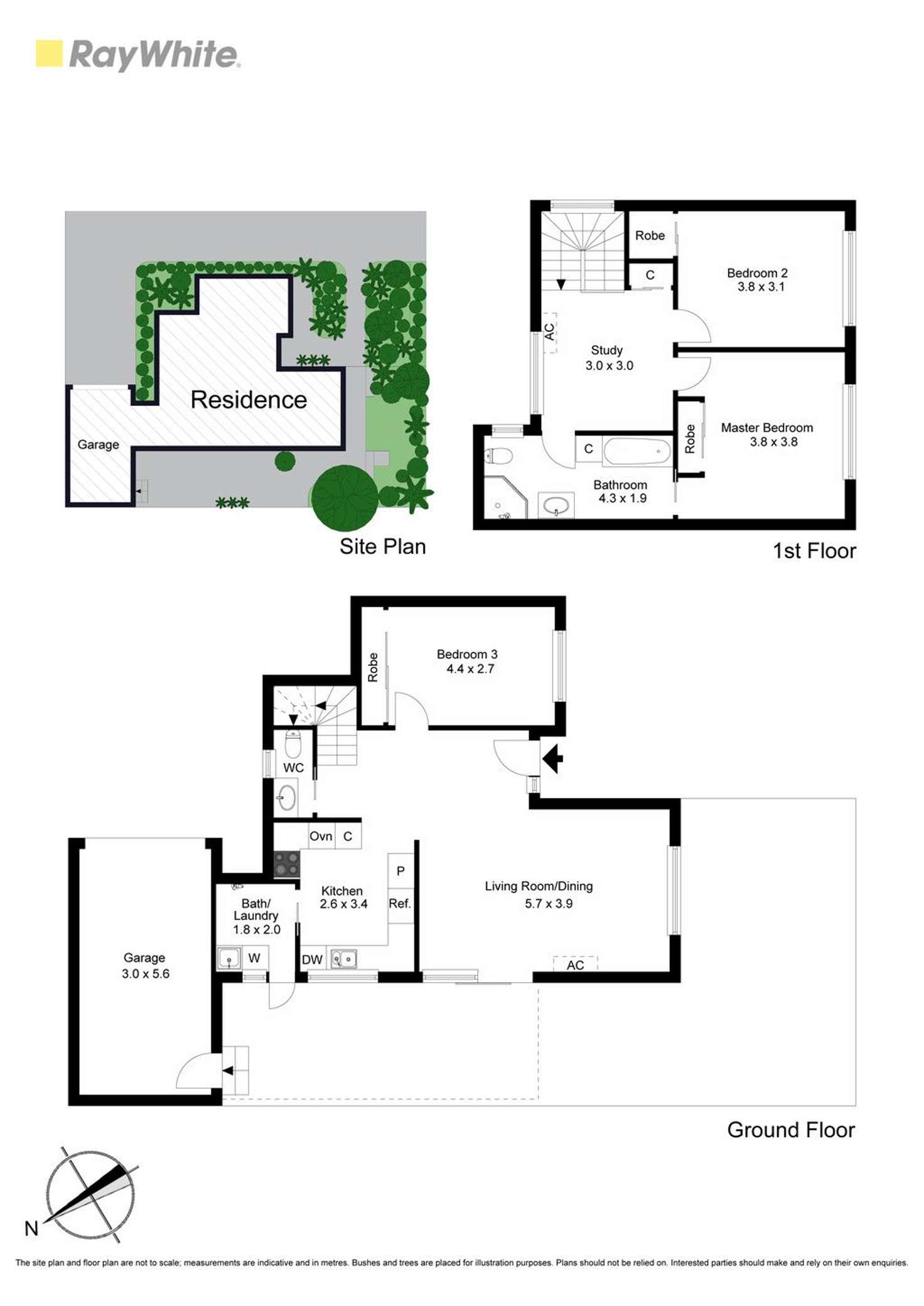 Floorplan of Homely townhouse listing, 1/21-23 Cabena Crescent, Chadstone VIC 3148