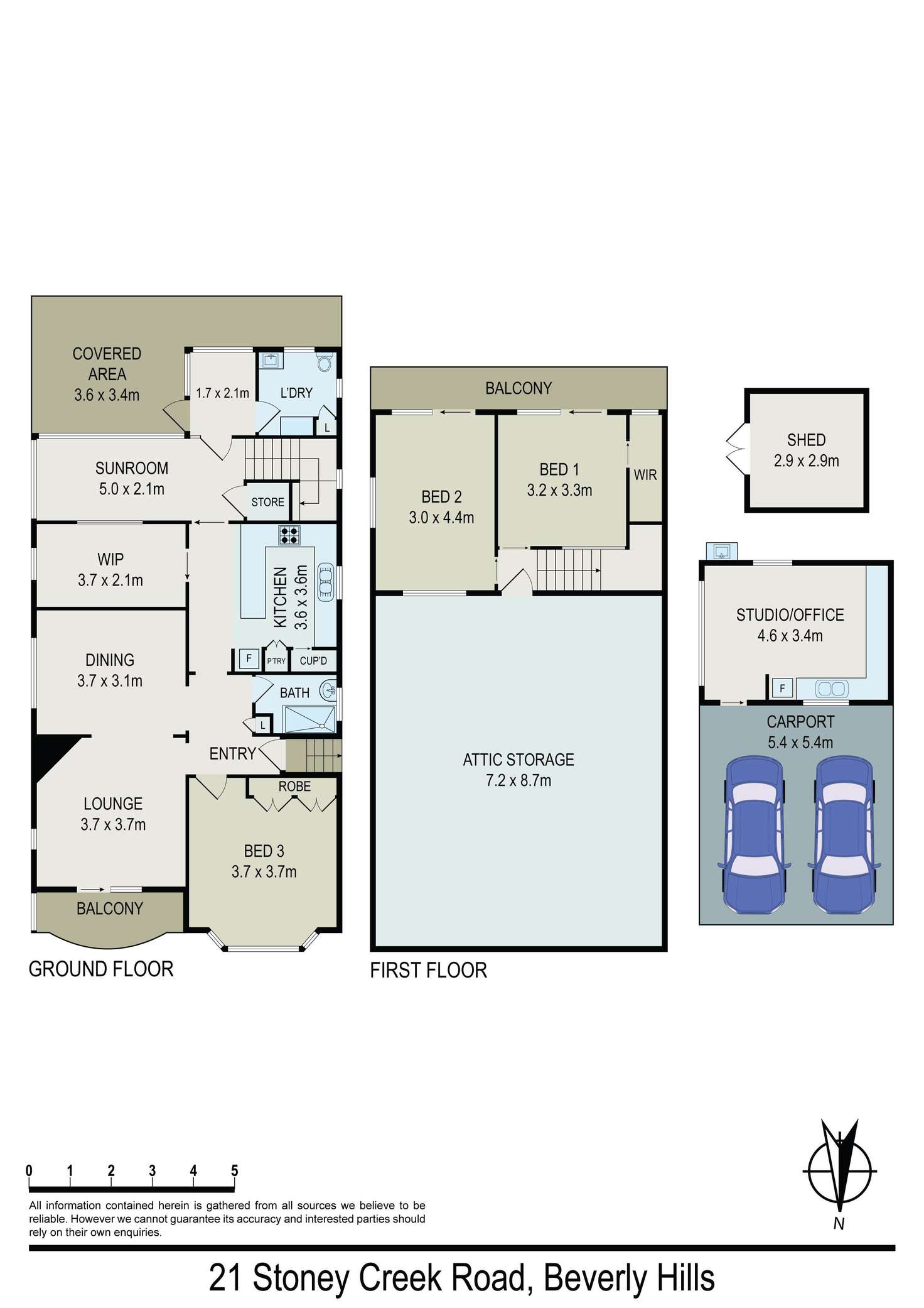 Floorplan of Homely house listing, 21 Stoney Creek Road, Beverly Hills NSW 2209