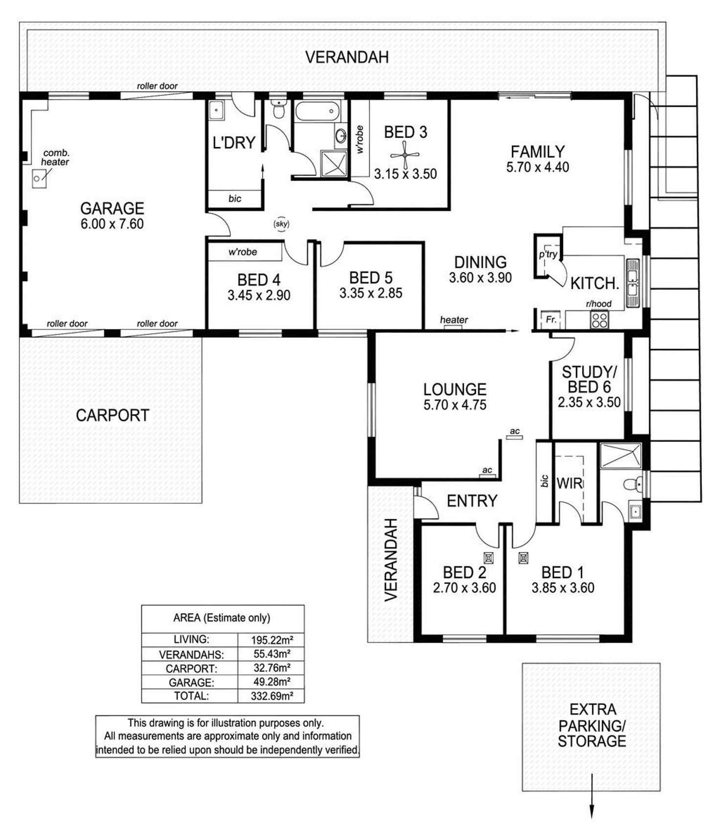 Floorplan of Homely house listing, 40 Horseshoe Drive, Aberfoyle Park SA 5159