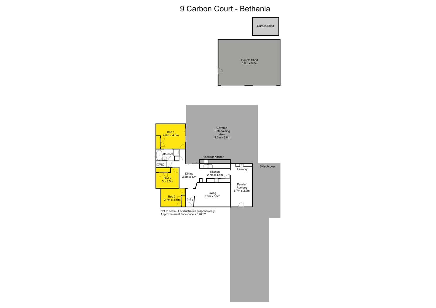 Floorplan of Homely house listing, 9 Carbon Court, Bethania QLD 4205