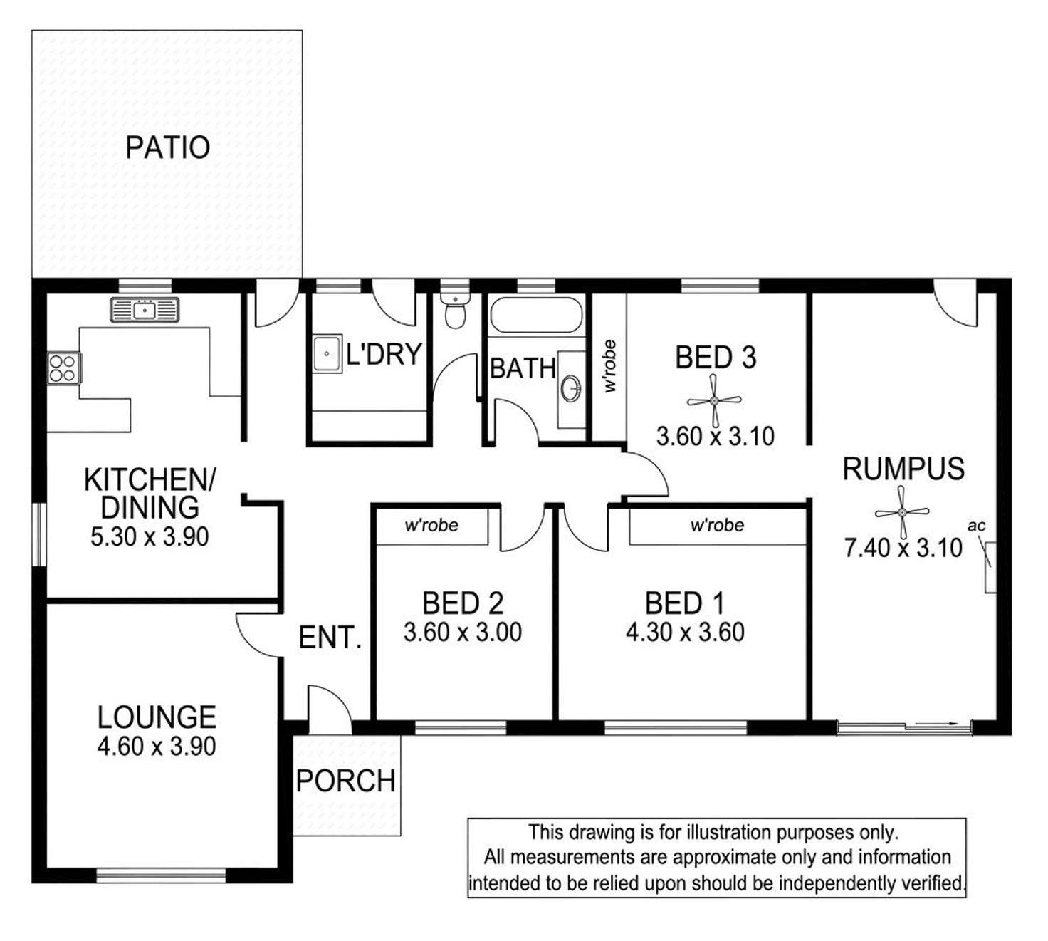 Floorplan of Homely house listing, 1 Whelan Avenue, Camden Park SA 5038