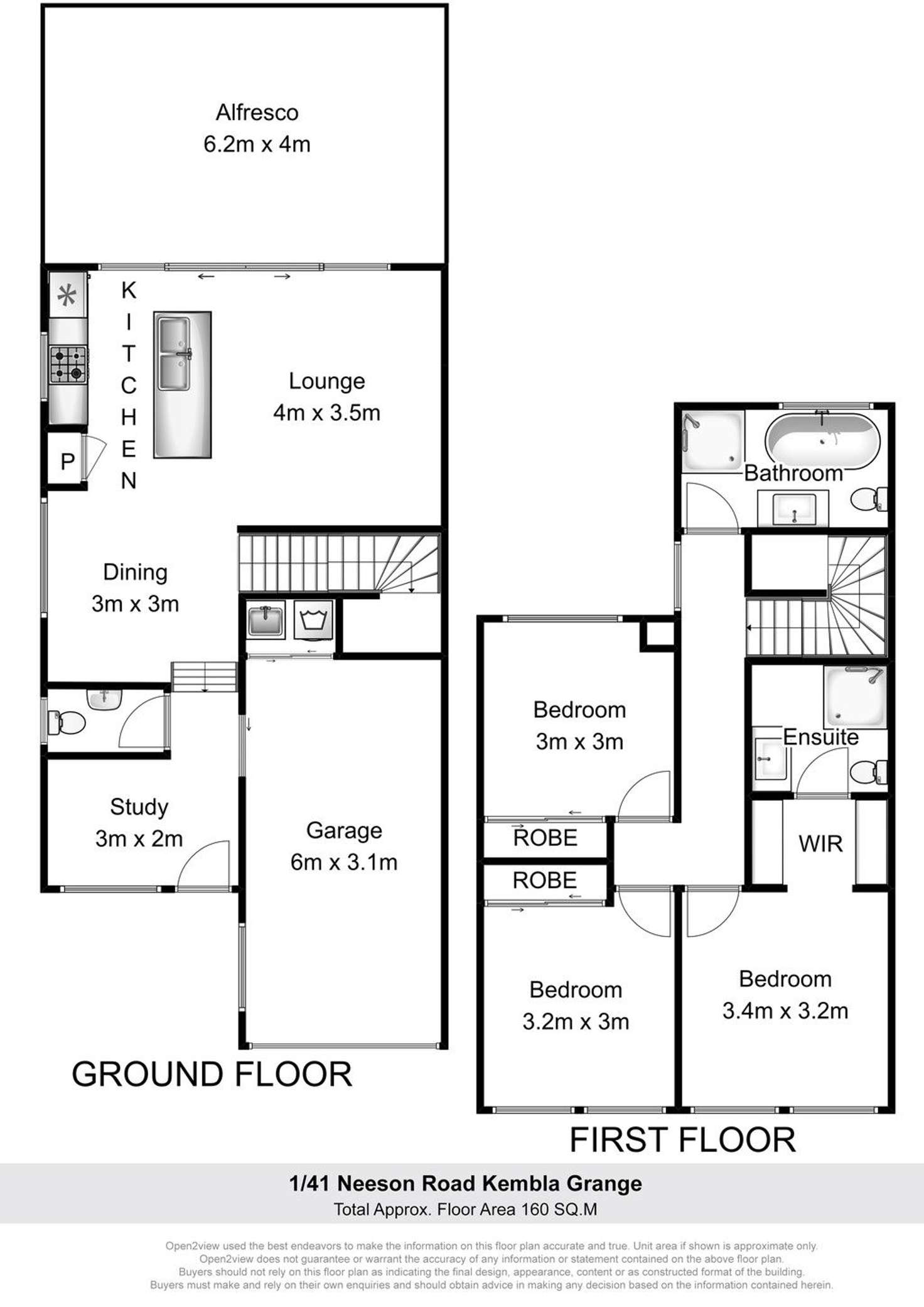 Floorplan of Homely house listing, 41A Neeson Road, Kembla Grange NSW 2526
