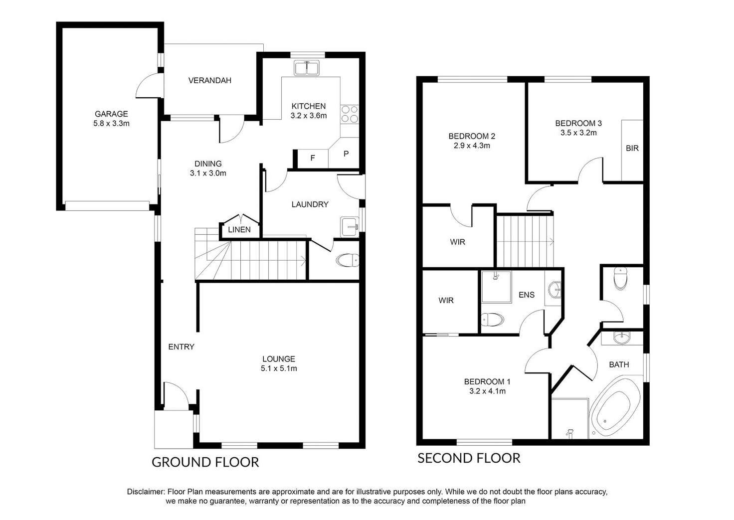 Floorplan of Homely townhouse listing, 2/1 Powell Street, Mount Gambier SA 5290