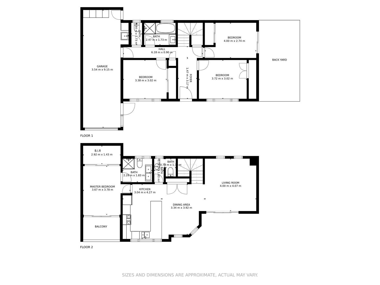 Floorplan of Homely townhouse listing, 2/18 Twelfth Avenue, Palm Beach QLD 4221