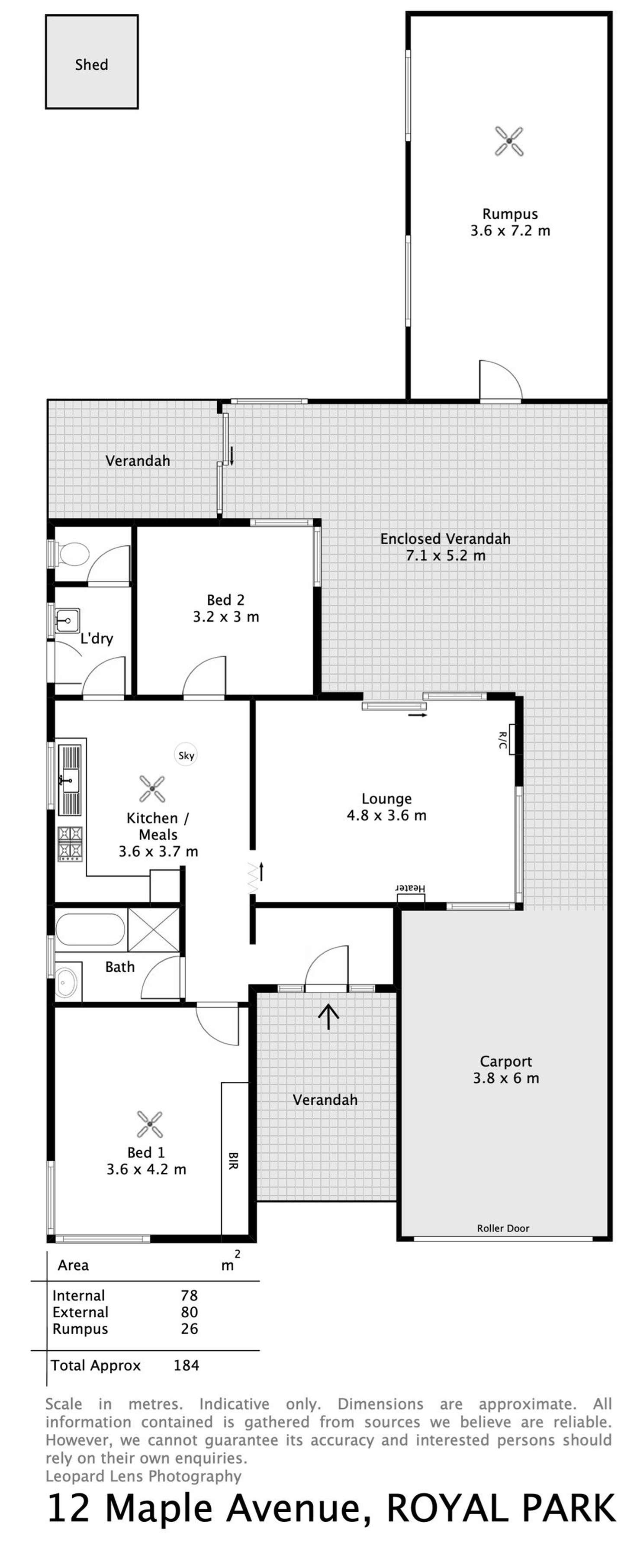 Floorplan of Homely house listing, 12 Maple Avenue, Royal Park SA 5014