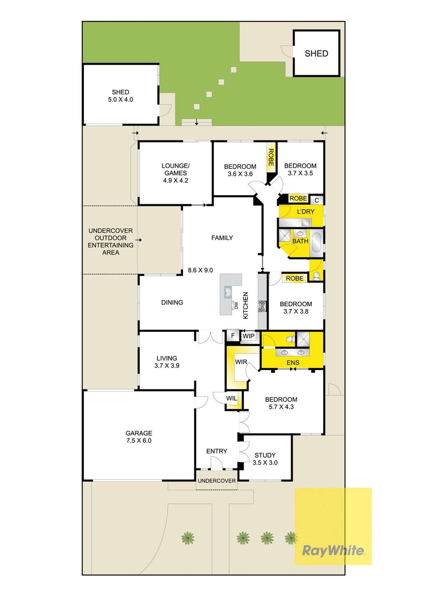 Floorplan of Homely house listing, 52 Blackheath Mews, Waurn Ponds VIC 3216