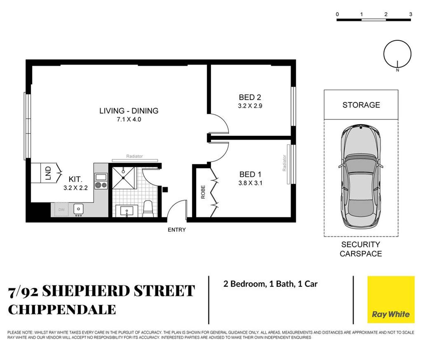 Floorplan of Homely apartment listing, 7/92 Shepherd Street, Chippendale NSW 2008