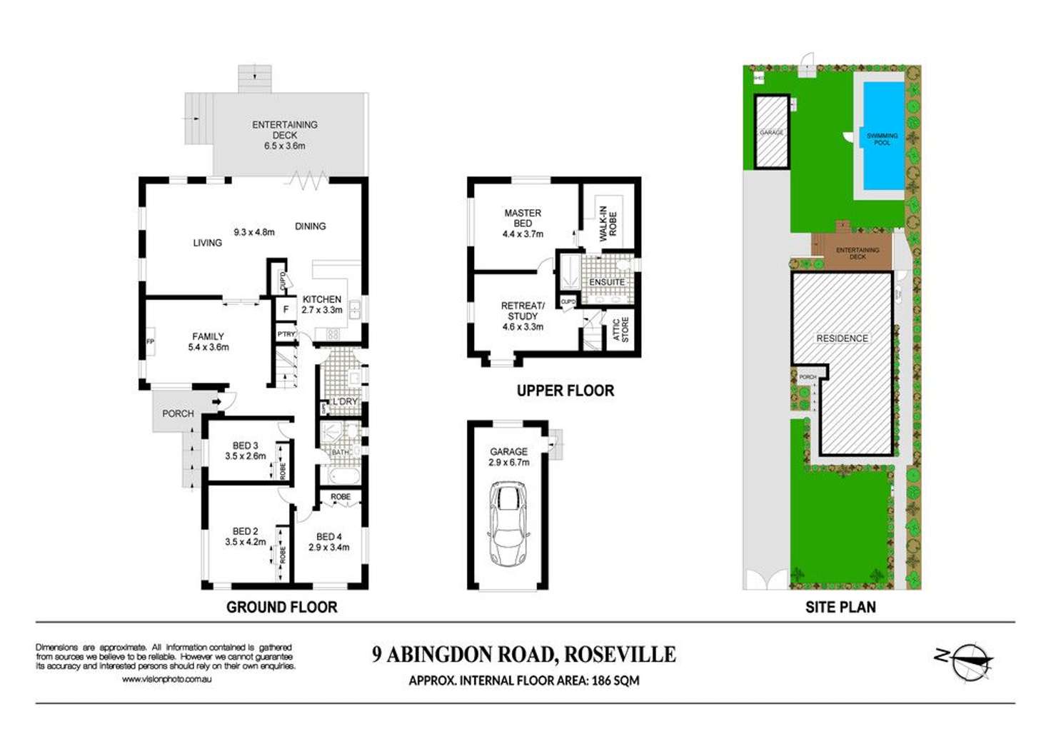 Floorplan of Homely house listing, 9 Abingdon Road, Roseville NSW 2069