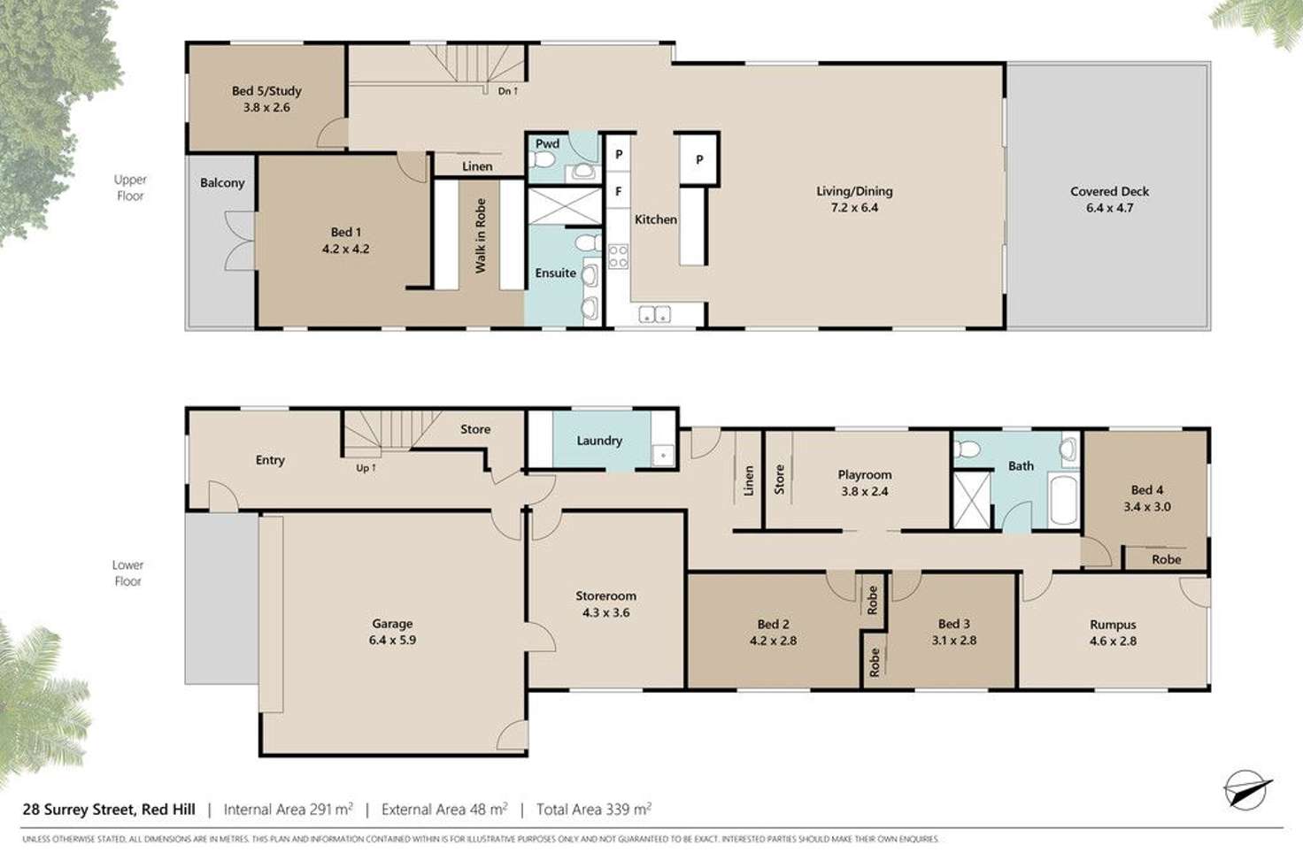 Floorplan of Homely house listing, 28 Surrey Street, Red Hill QLD 4059