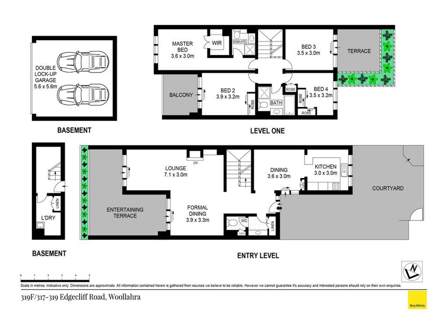 Floorplan of Homely townhouse listing, 319F/317-319 Edgecliff Road, Woollahra NSW 2025