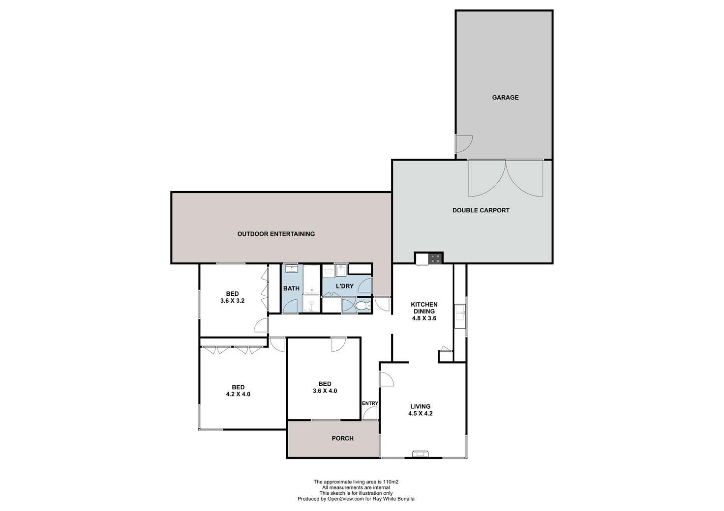 Floorplan of Homely house listing, 96 Bridge Street West, Benalla VIC 3672