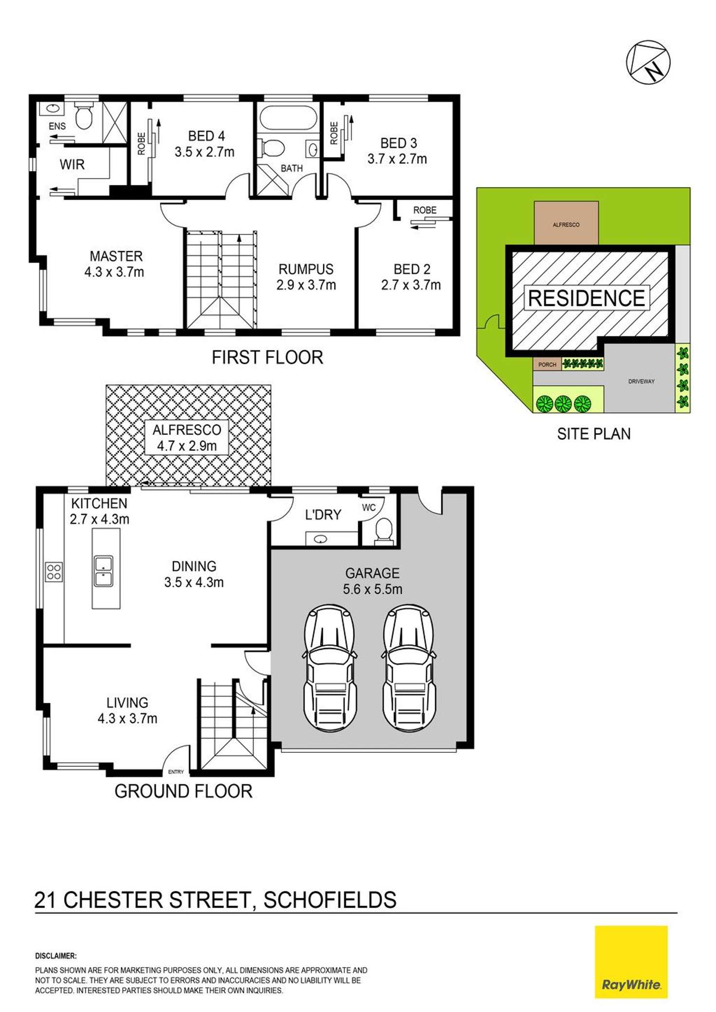 Floorplan of Homely house listing, 21 Chester Street, Schofields NSW 2762