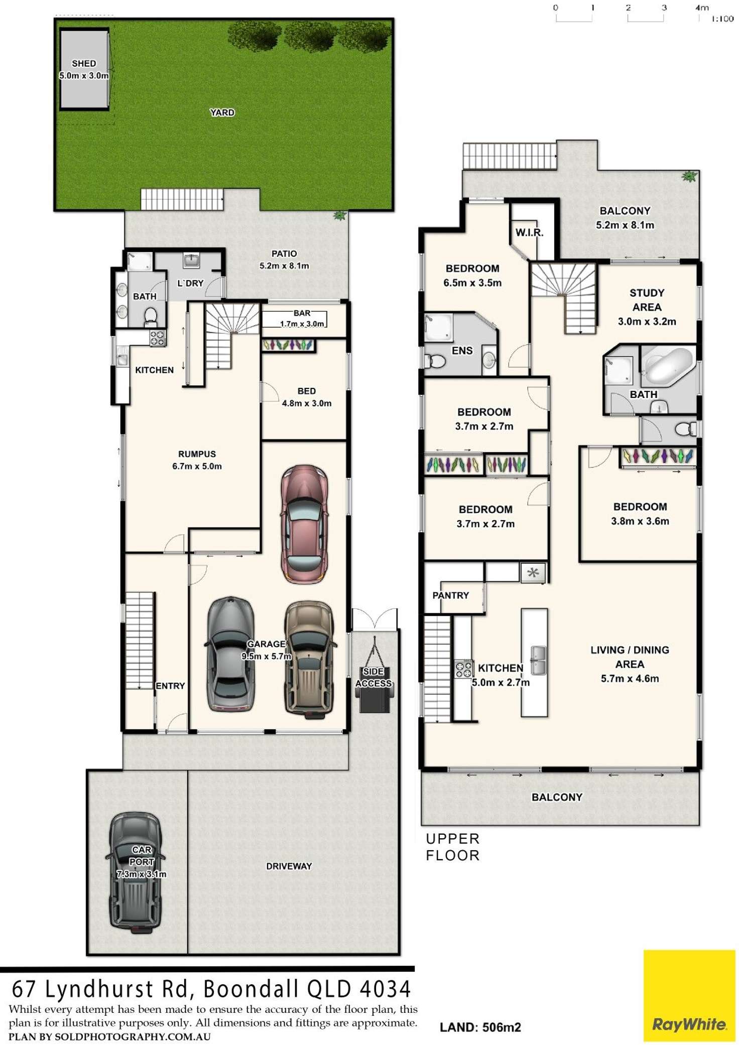 Floorplan of Homely house listing, 67 Lyndhurst Road, Boondall QLD 4034