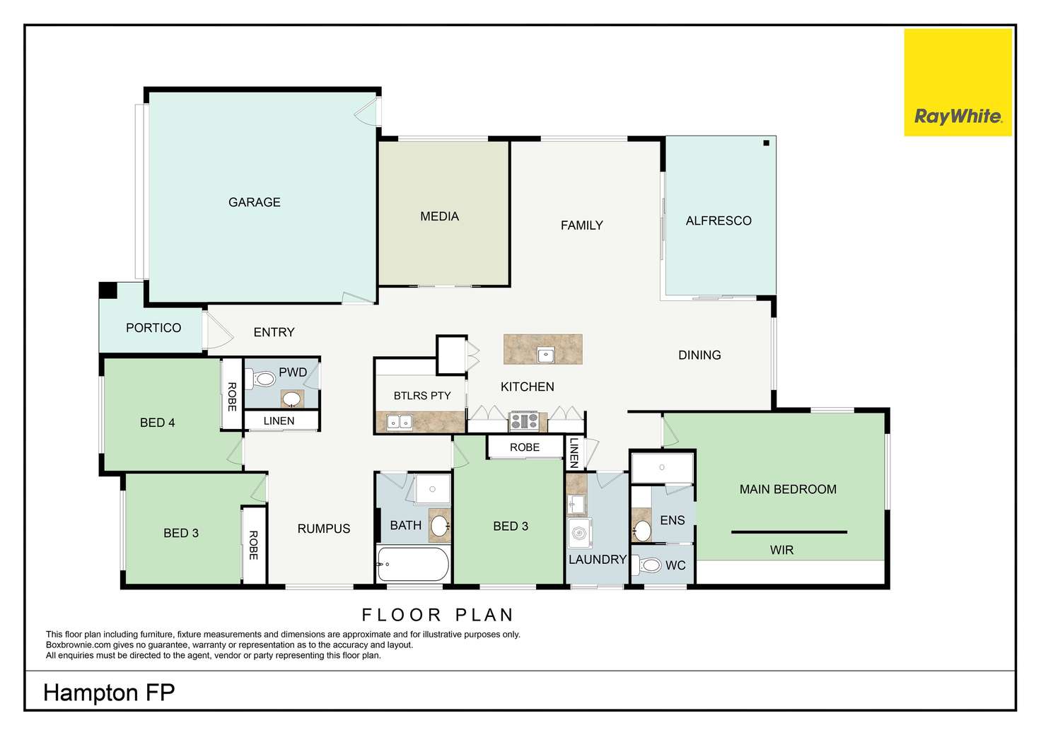 Floorplan of Homely house listing, 10 Hampton Street, Burpengary East QLD 4505