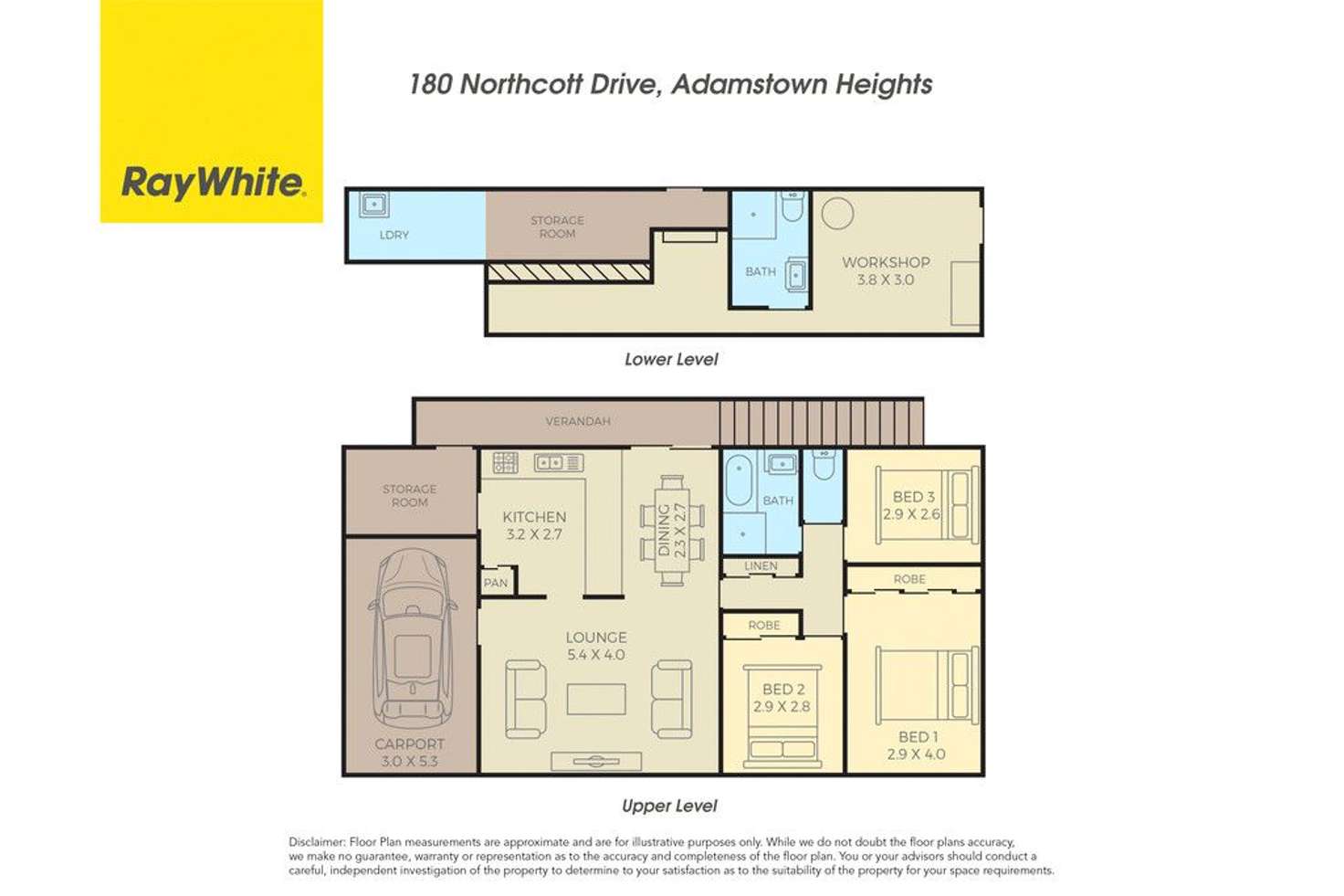 Floorplan of Homely house listing, 180 Northcott Drive, Adamstown Heights NSW 2289