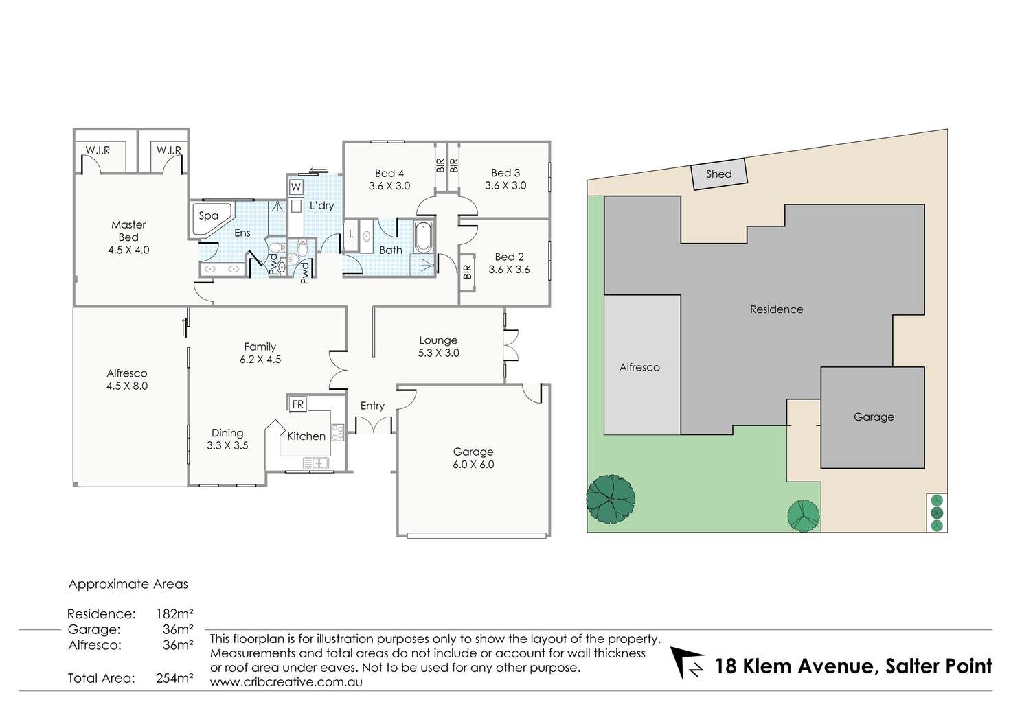 Floorplan of Homely house listing, 18 Klem Avenue, Salter Point WA 6152