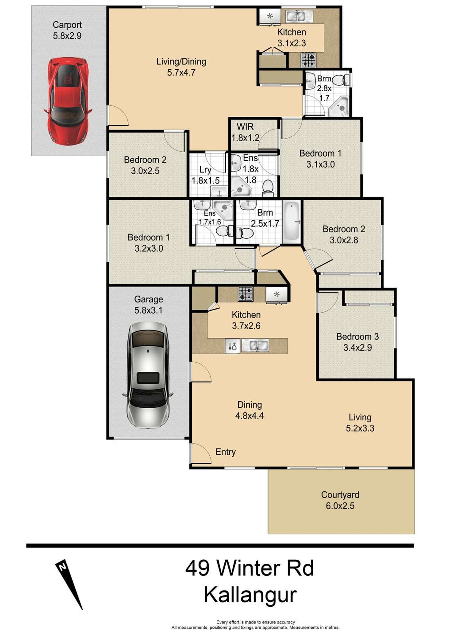 Floorplan of Homely house listing, 49 Winter Road, Kallangur QLD 4503