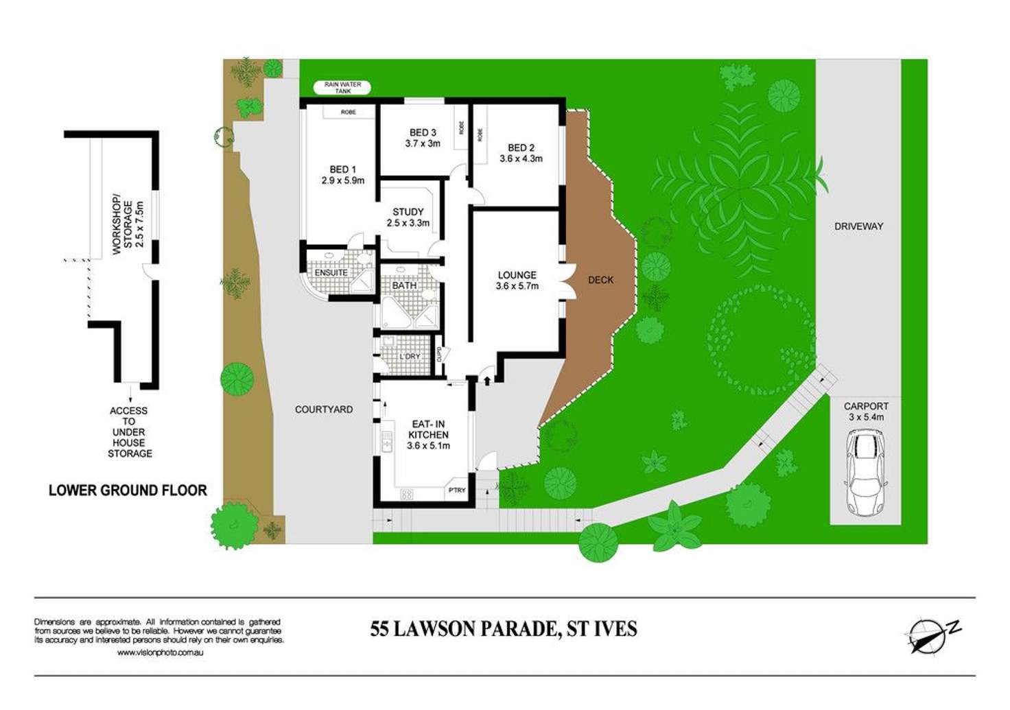 Floorplan of Homely house listing, 55 Lawson Parade, St Ives NSW 2075