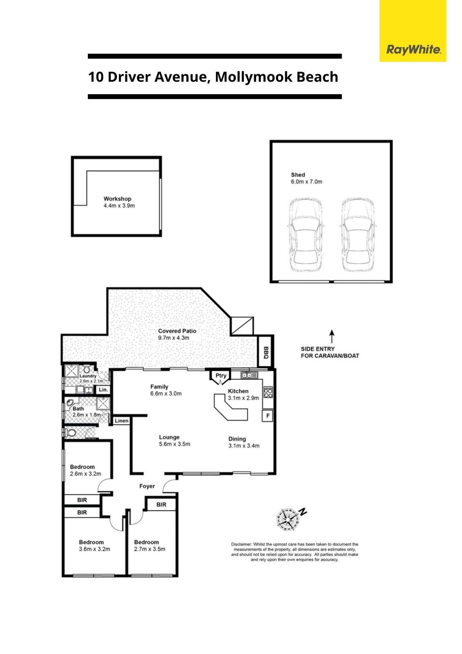 Floorplan of Homely house listing, 10 Driver Avenue, Mollymook NSW 2539