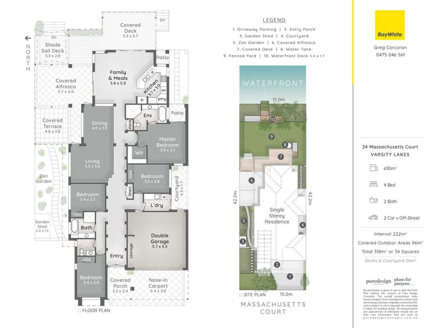 Floorplan of Homely house listing, 24 Massachusetts Court, Varsity Lakes QLD 4227