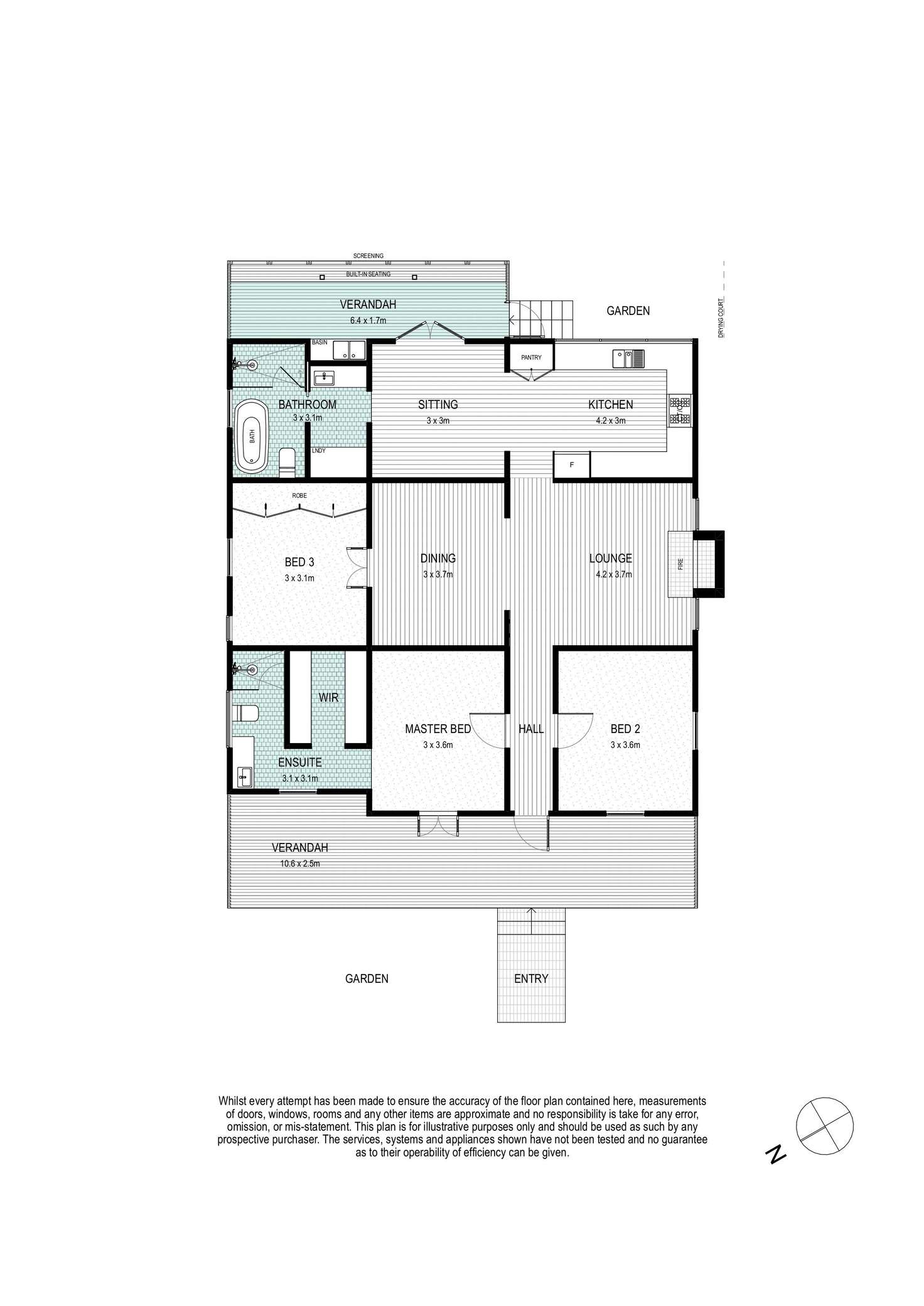Floorplan of Homely house listing, 13 Banbridge Street, Kelvin Grove QLD 4059