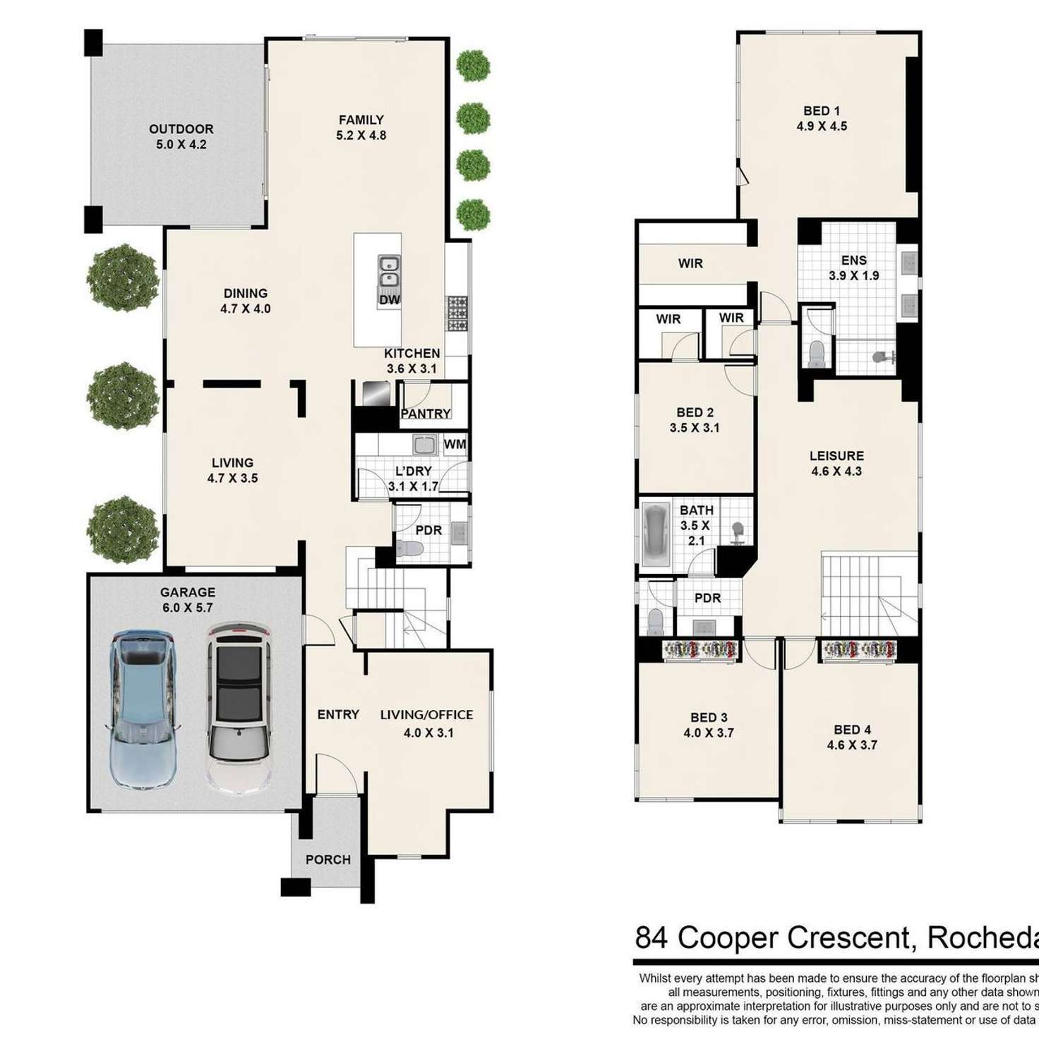 Floorplan of Homely house listing, 84 Cooper Crescent, Rochedale QLD 4123