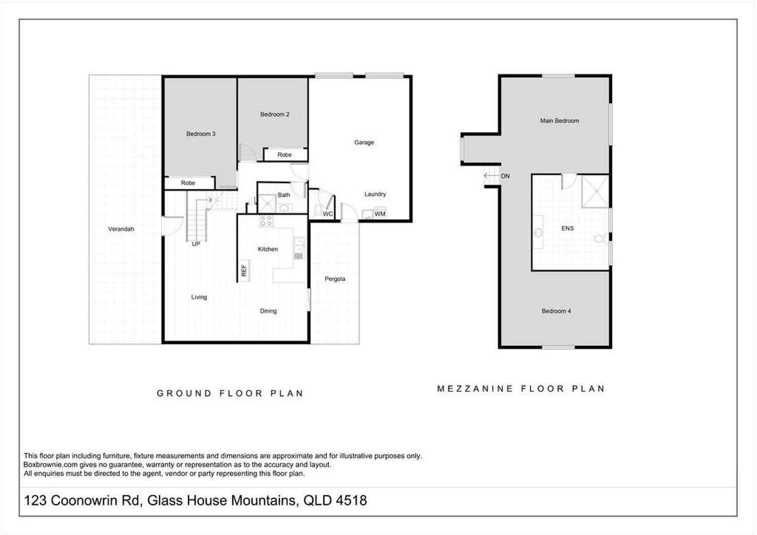 Floorplan of Homely house listing, 123 Coonowrin Road, Glass House Mountains QLD 4518