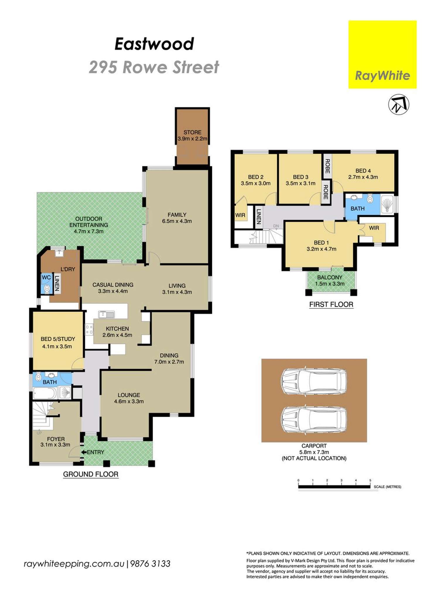 Floorplan of Homely house listing, 295 Rowe Street, Eastwood NSW 2122