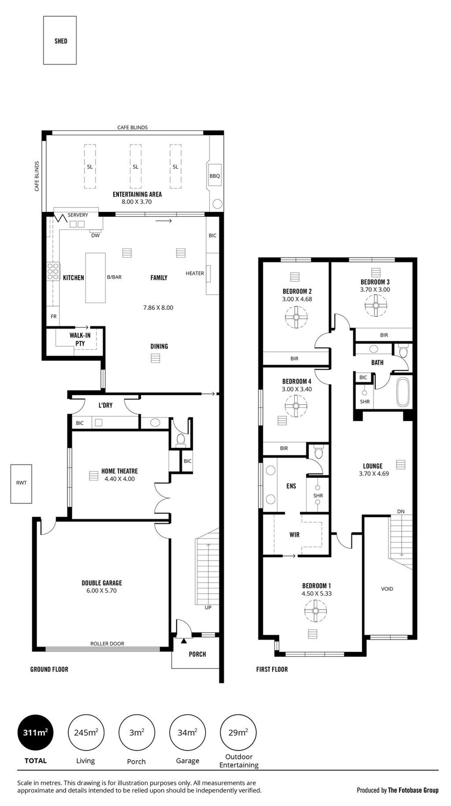 Floorplan of Homely house listing, 4a Frederick Street, Glengowrie SA 5044