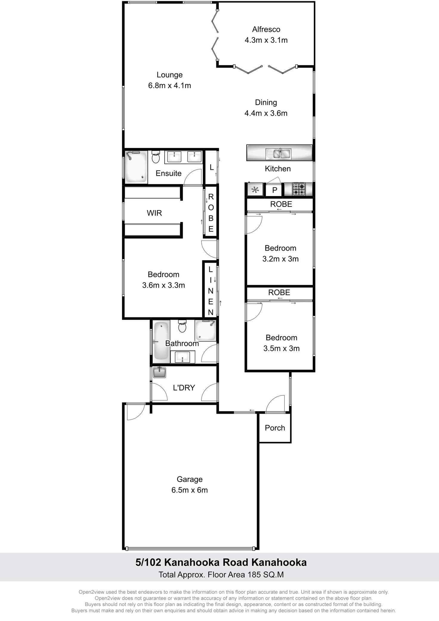 Floorplan of Homely townhouse listing, 5/102 Kanahooka Road, Kanahooka NSW 2530