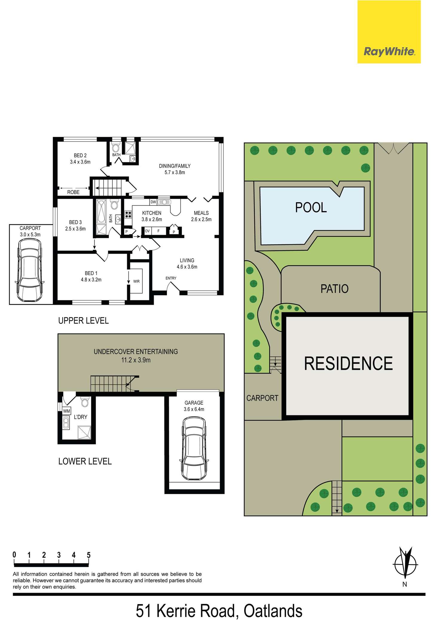 Floorplan of Homely house listing, 51 Kerrie Road, Oatlands NSW 2117