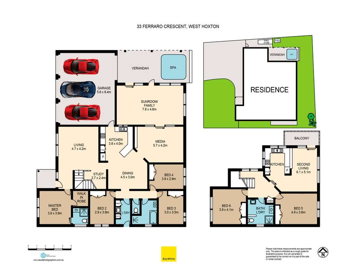 Floorplan of Homely house listing, 33 Ferraro Crescent, West Hoxton NSW 2171
