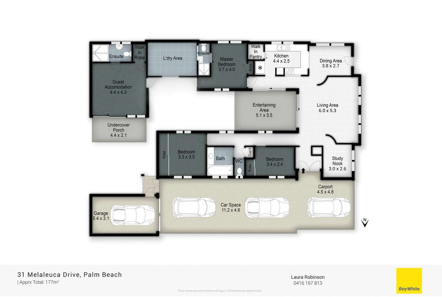 Floorplan of Homely house listing, 31 Melaleuca Drive, Palm Beach QLD 4221