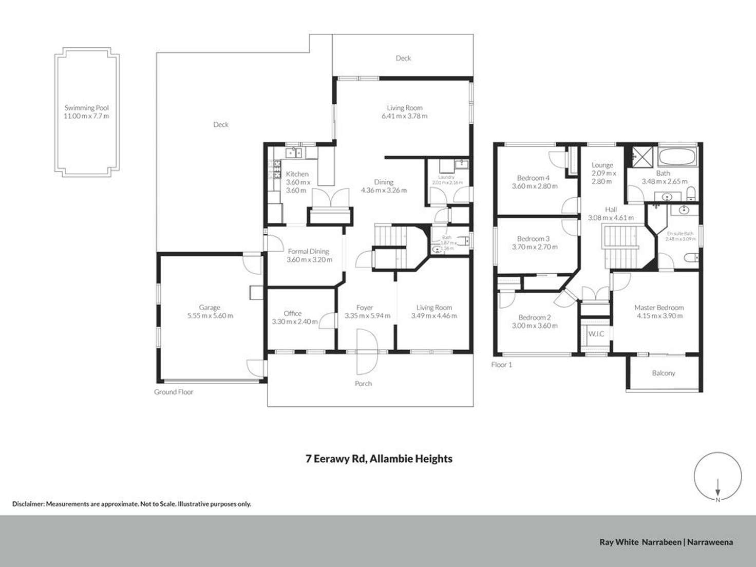 Floorplan of Homely house listing, 7 Eerawy Road, Allambie Heights NSW 2100