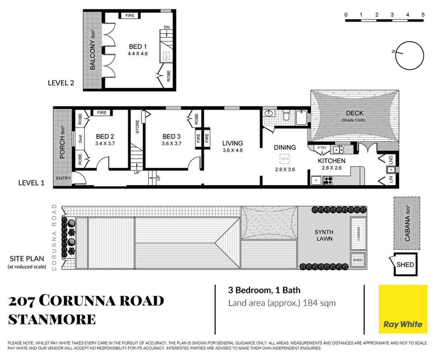 Floorplan of Homely house listing, 207 Corunna Road, Stanmore NSW 2048