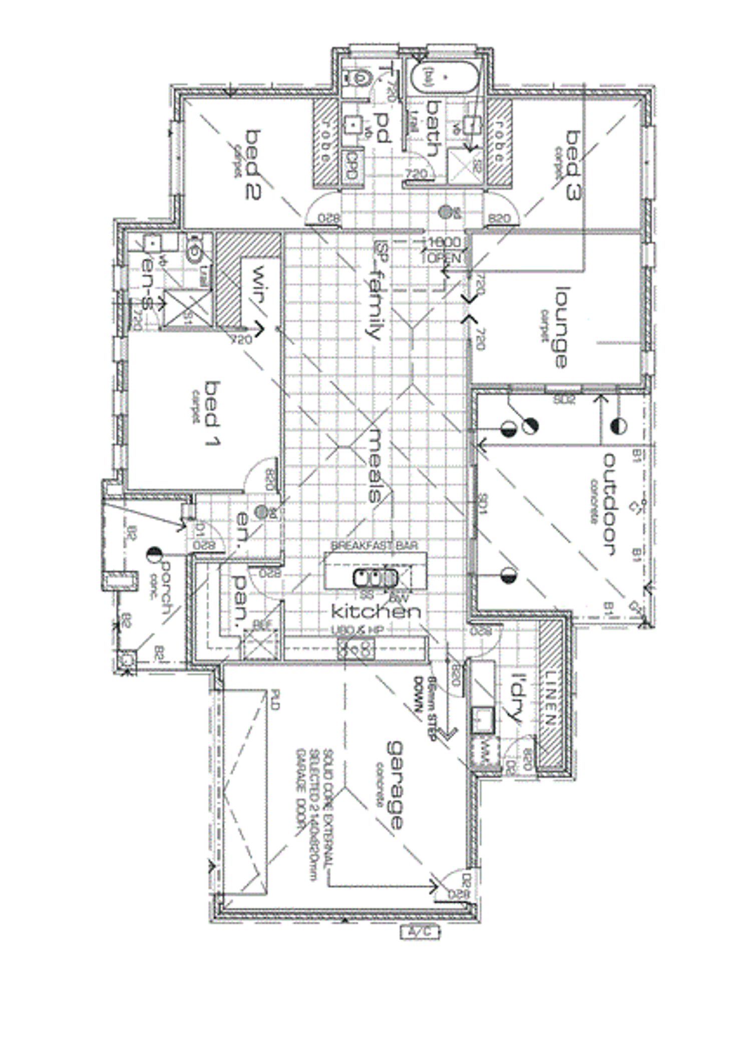 Floorplan of Homely house listing, 2 Midtown Drive, Mildura VIC 3500