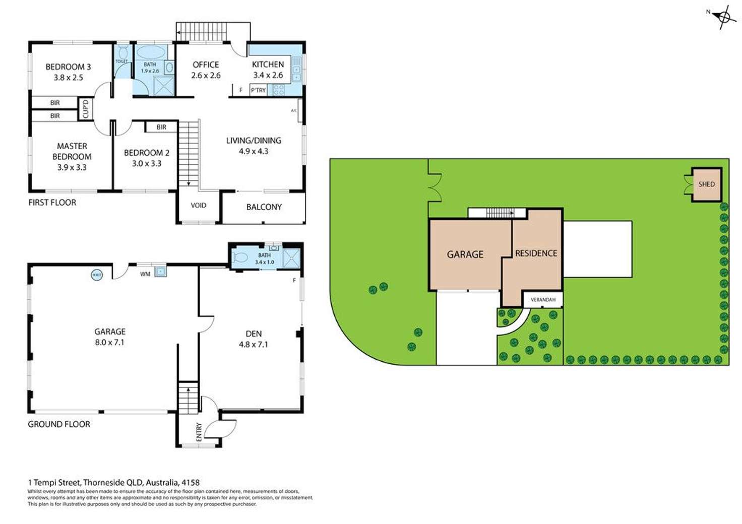 Floorplan of Homely house listing, 1 Tempi Street, Thorneside QLD 4158