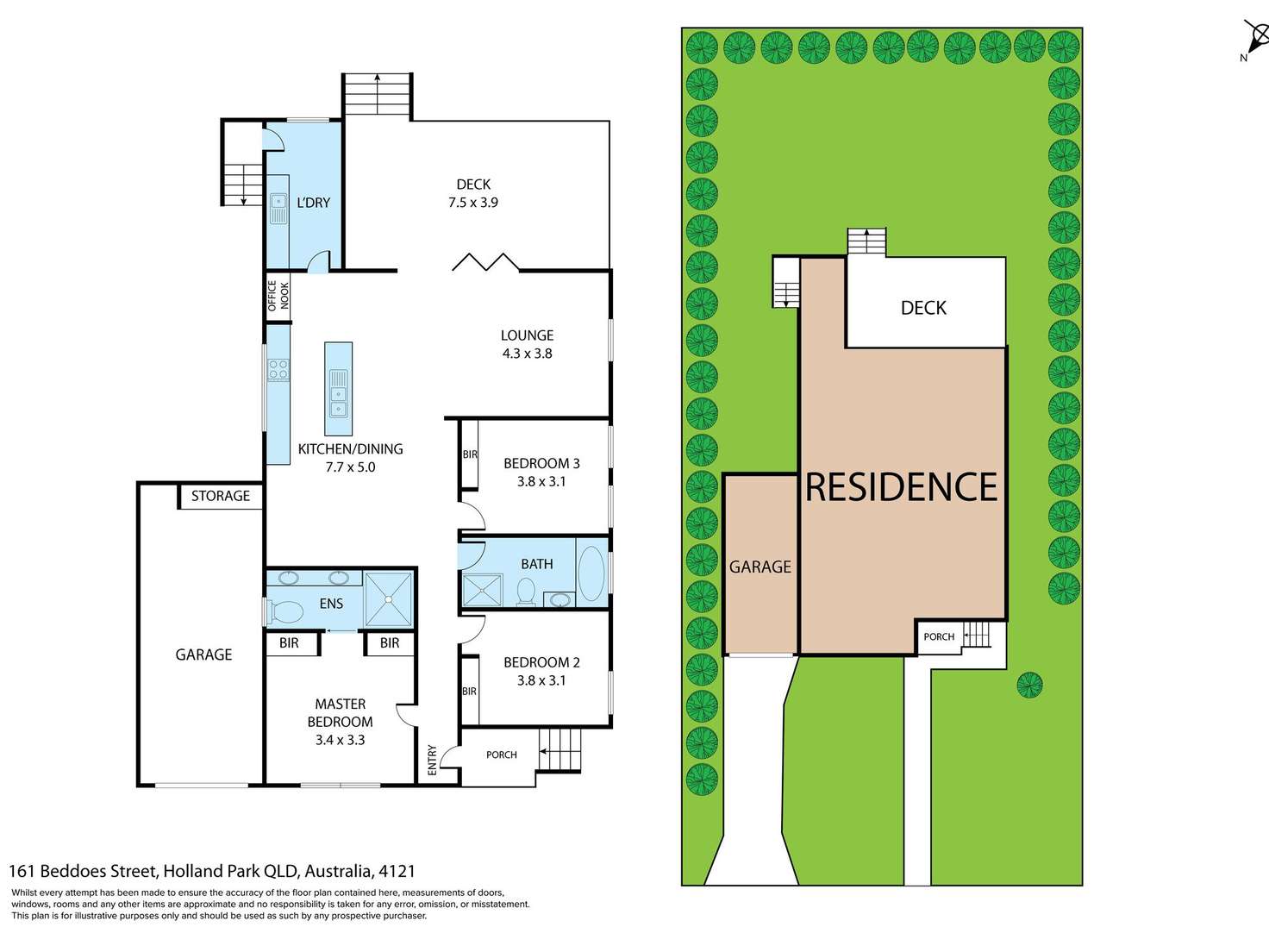 Floorplan of Homely house listing, 161 Beddoes Street, Holland Park QLD 4121