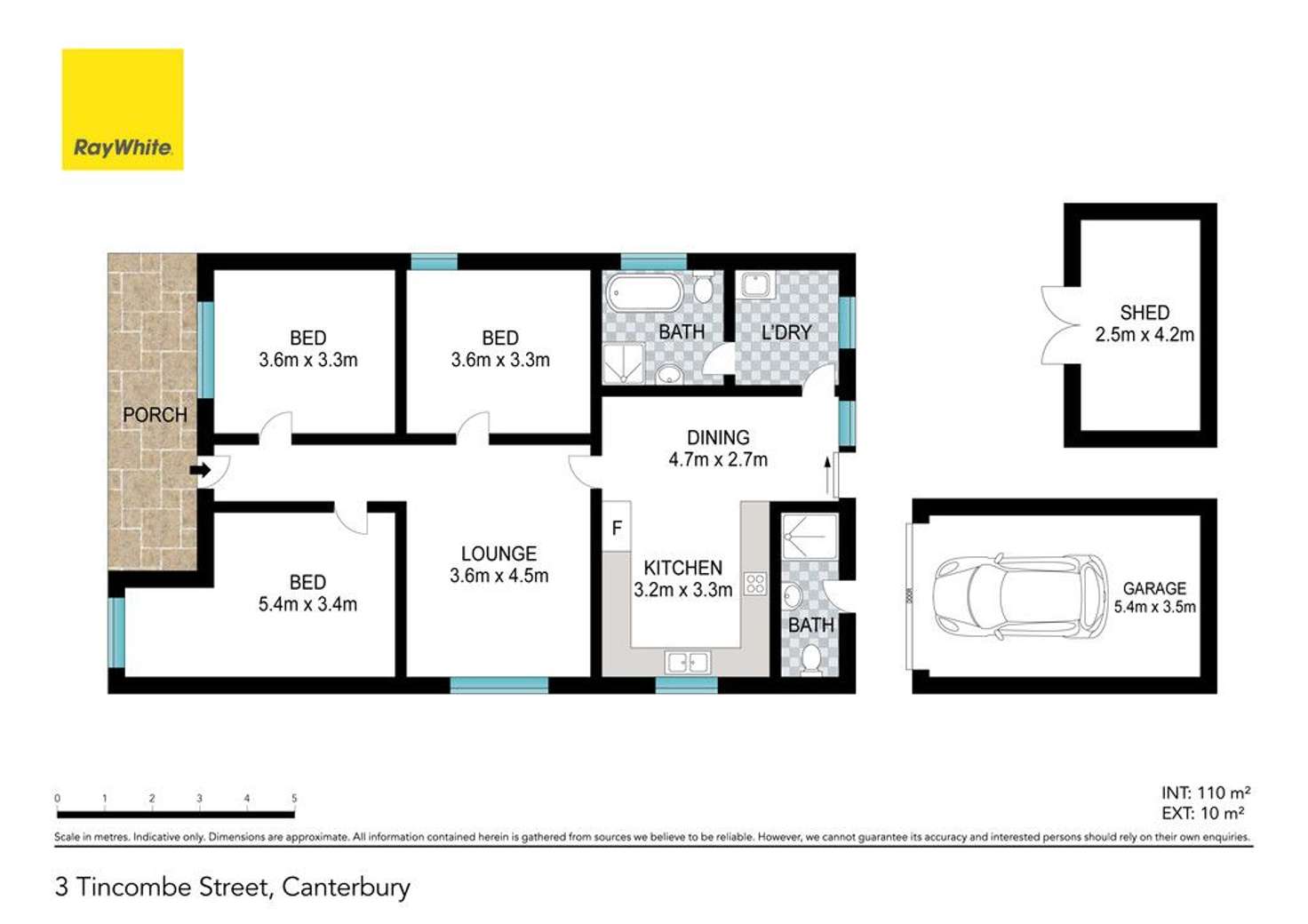 Floorplan of Homely house listing, 3 Tincombe Street, Canterbury NSW 2193
