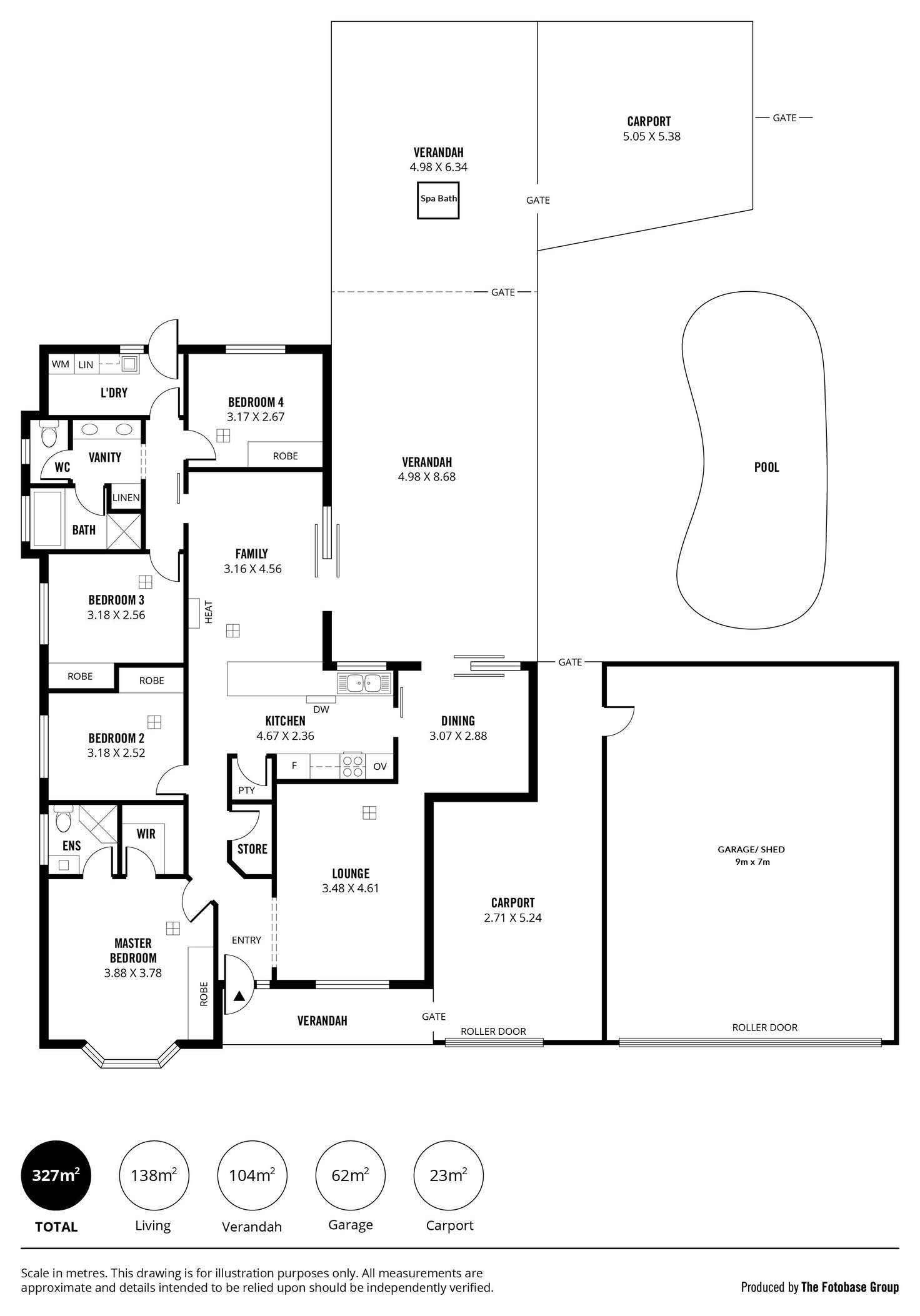 Floorplan of Homely house listing, 27 Pacific Boulevard, Hillbank SA 5112